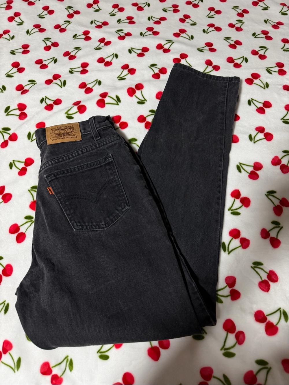Vintage Levi’s Orange Tab Black Jeans